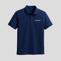 Navy blue polo shirt with Visualsoft logo on the left chest
